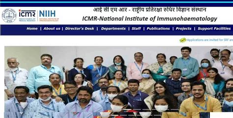 Icmr Niih Recruitment Notification Out For Staff Nurse Others