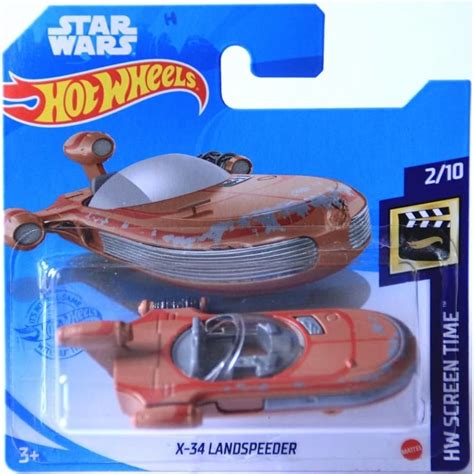 Masinuta Metalica Hot Wheels X Landspeeder Star Wars Multicolor