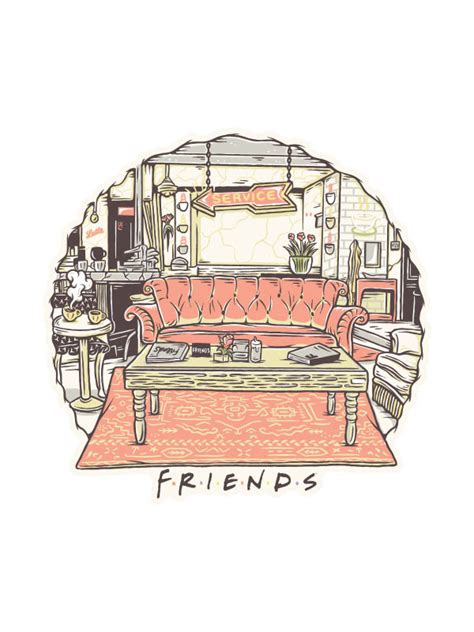 Chillin With Friends Friends Official Sticker Redwolf