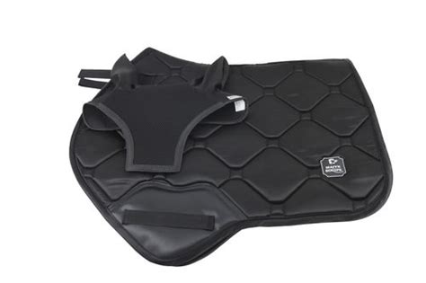 Majyk Equipe® Silk Touch All Purpose Saddle Pad And Bonnet Combo Dover