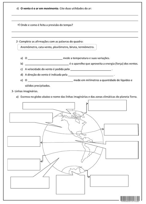 Sosprofessor Atividades Clima Revis O