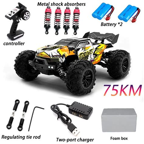 Rc Araba Off Road X Y Ksek H Z Km Saat Uzaktan Kumanda Araba Led