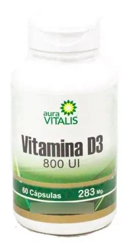 Vitamina D D3 800 Ui 60 Capsulas Fortalece Sistema Inmune Cuotas