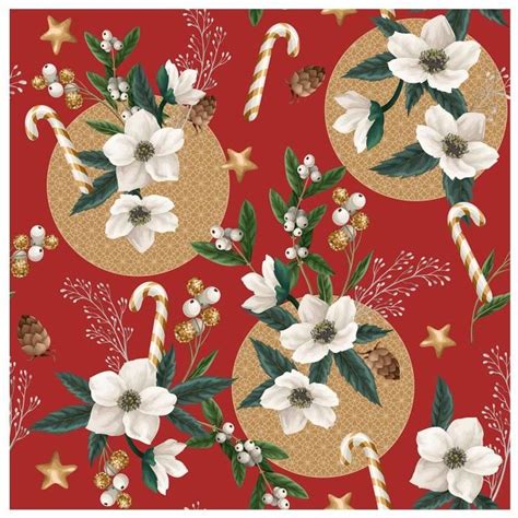 Nappe Toile Cir E Au M Tre Roselle De Noel Rouge Cdiscount Maison