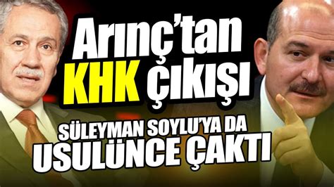 BÜLENT ARINÇ TAN ALİ YERLİKAYA YA KHK ÇAĞRISI Arınç Süleyman Soylu