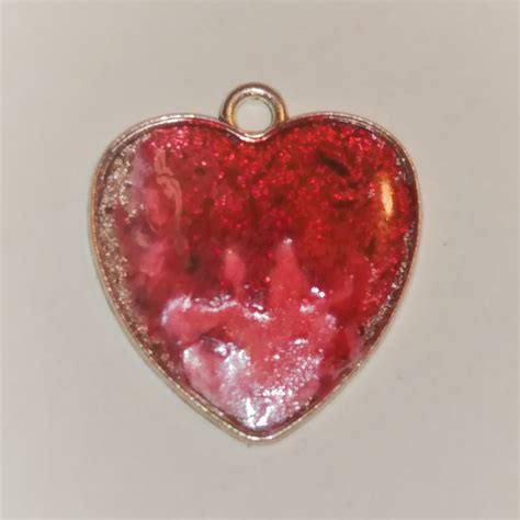 Large Fire Heart Pendant Hedgerow Art