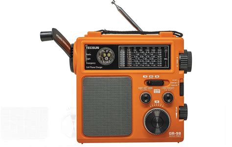 Tecsun GR-98 Hand Crank DSP AM/FM & 7-Band Shortwave Emergency Radio ...