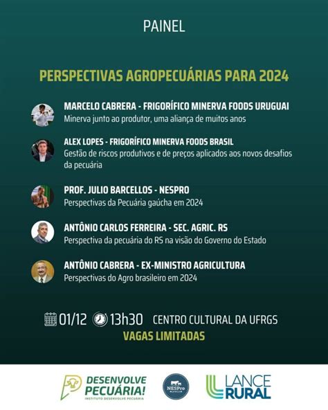 Nespro Participa De Debate Sobre Perspectivas Da Agropecu Ria Para