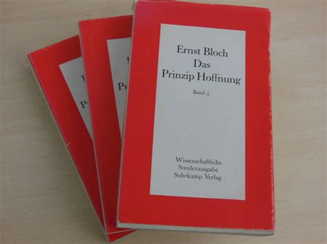 Das Prinzip Hoffnung In Von Ernst Bloch Zvab