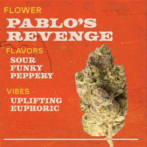 Pablos Revenge 35g Flower Indica 35g Flower Sunburn Sunburn