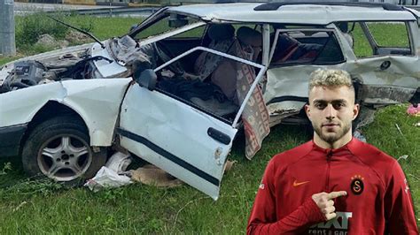 Galatasarayın genç yıldızı Barış Alper Yılmaz kaza geçirdi KRT TV