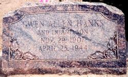 Infant Hanks M Morial Find A Grave