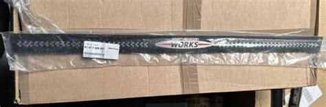 NEW GENUINE MINI John Cooper Works Door Sill Plate Cover JCW 85 00