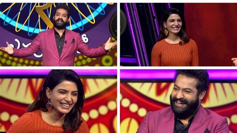 Samantha Makes First Appearance On Jr Ntr S Evaru Meelo Koteeswarulu