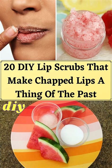 Diy Lip Scrubs That Make Chapped Lips A Thing Of The Past And They