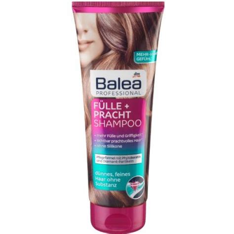 Balea Professional Fulle Pracht Shampoo Szampon Do Włosów Cienkich `siła I Objętość