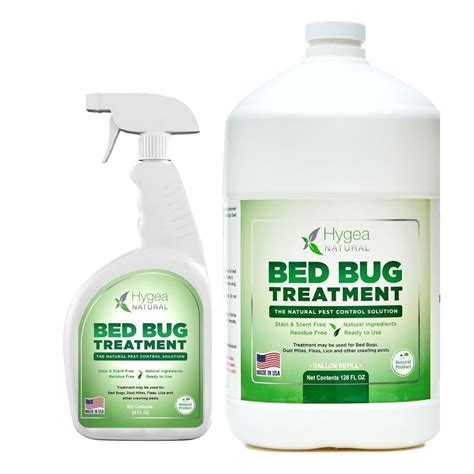 Hygea Natural Bed Bug Spray Lice Treatment Spray Diy Combo Kit Pet