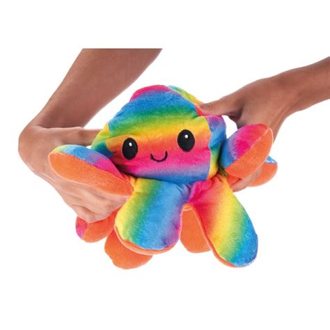 Reversable 30cm Rainbow Octopus Plush Assortment Smyths Toys Uk