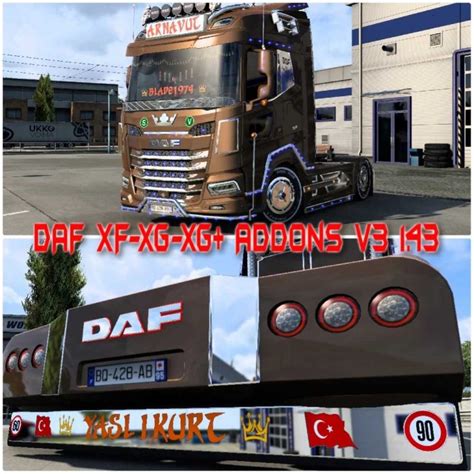 Dodatki Daf Xf Xg Xg V3 1 43 Ets2 Ets2 Mody Ats Mod