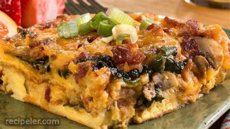 Spinach-Mushroom Brunch Casserole