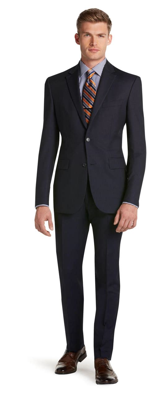 Lyst Jos A Bank Executive Collection Tailored Fit Tonal Stripe Suit