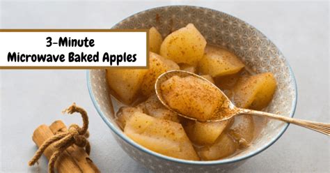 Microwave Baked Apples Insanely Good