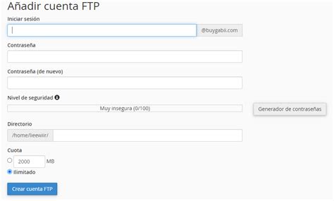 Crear Cuentas FTP En CPanel Centro De Ayuda