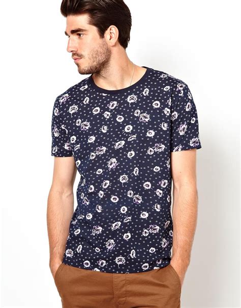 Gant Rugger T Shirt With Floral Print Asos Lookastic