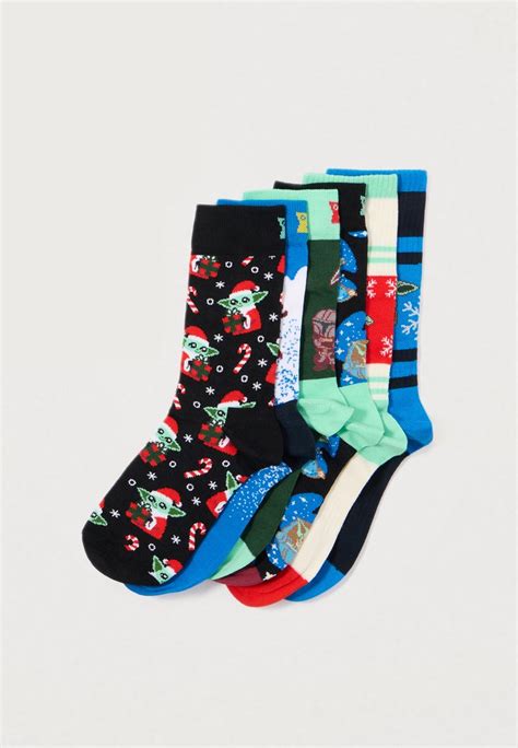 happy socks star wars grogus holiday gift  pack unisex stromper