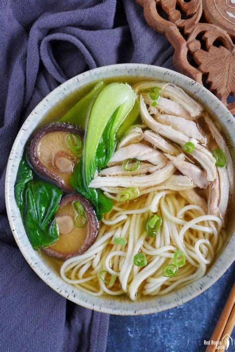 Chinese Chicken Noodle Soup 鸡汤面 Red House Spice