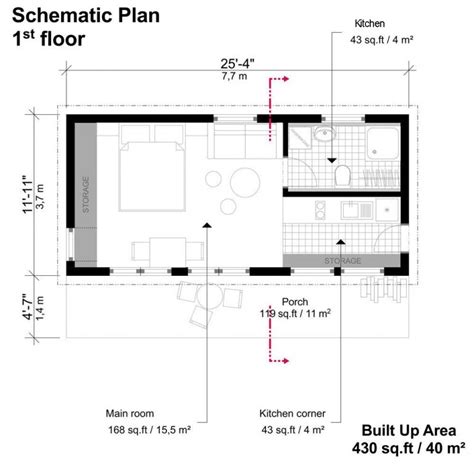 Small Modern Cabin Plans - Pin-Up Houses