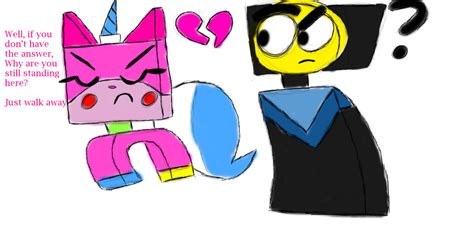 Unikitty And Master Frown Walk Away By Xxmisery Severityxx On Deviantart