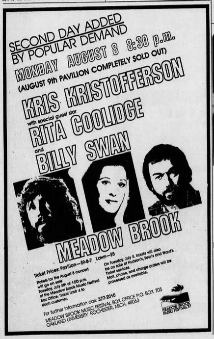 Kris Kristofferson / Rita Coolidge | The Concert Database