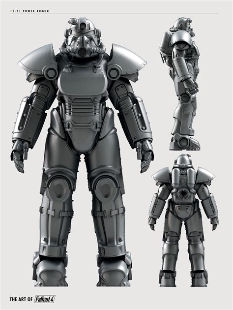 Fallout 4 Concept T 51 Power Armor Fallout Power Armor Fallout