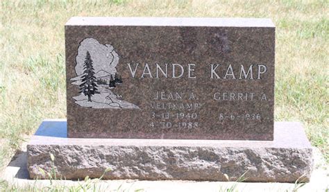 Jean A Veltkamp Vande Kamp Memorial Find A Grave