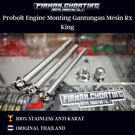 Jual Probolt Baut Monting Gantungan Mesin Rx King Rxs Rxk Yt115