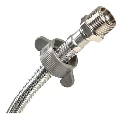 Flexible Mallado Acero Inox Macho Giratorio X Cm Latyn