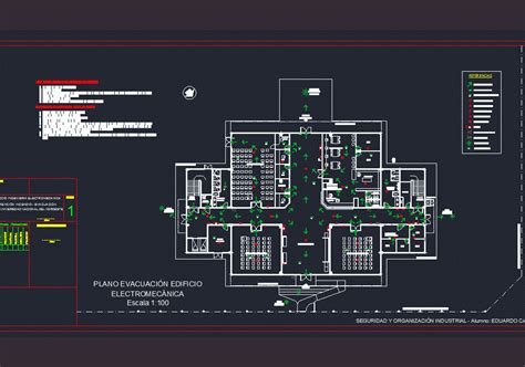 Fire Evacuation Plan Dwg Plan For Autocad • Designs Cad