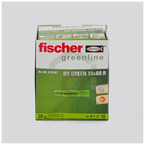 Cheville Fischer Greenline Pour Tout Mat Riaux Ux Green Alsabrico