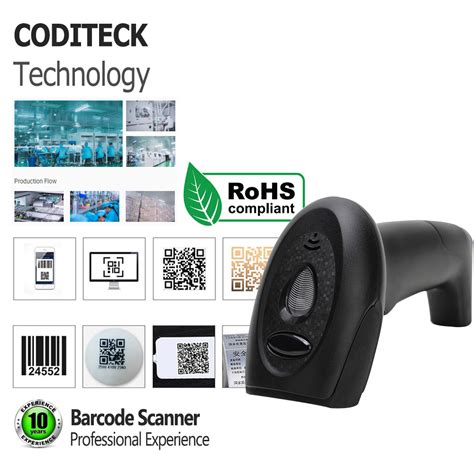 Codable Ck2300 Industrial Handheld Barcode Reader 1d Wired Wireless