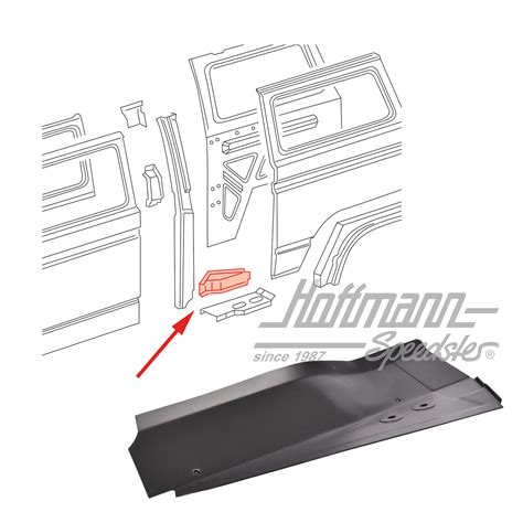 Einsatzblech C Säule unten Bus T3 li 390 1100 11