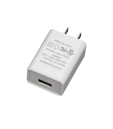 Chargeur Adaptateur Secteur Mural Usb V A Usb A