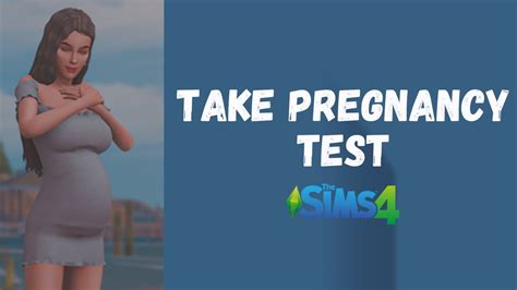 How To Take Pregnancy Test The Sims 4 YouTube