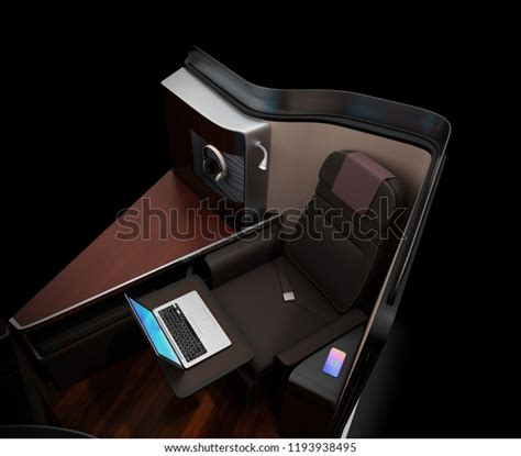 Luxury Business Class Suite Interior On Stock Illustration 1193938495