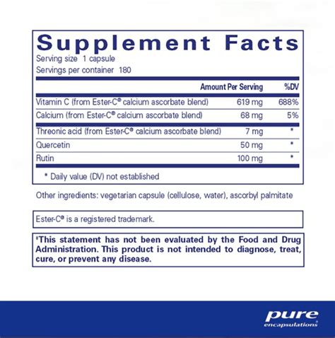 Pure Encapsulations Essential C And Flavonoids