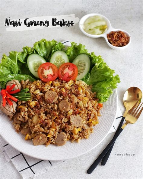 Resep Nasi Goreng Bakso Dari Nenechupp