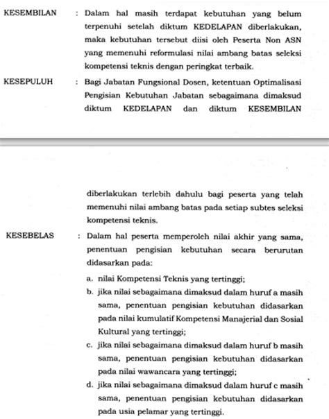 Akhirnya Reformulasi Pppk Teknis Mulai Berlaku Ini Isi Aturan