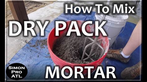 Diy Dry Pack How To Mix Mortar For Presloped Pan And Shower Pan