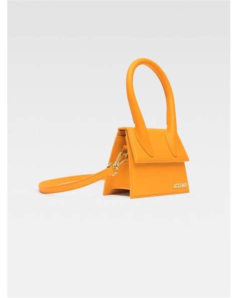 Jacquemus Le Chiquito Moyen In Orange Lyst