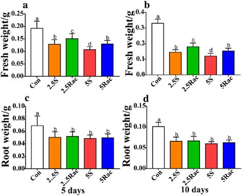 Effects Of S Metolachlor And Rac Metolachlor On The Growth Of Wheat